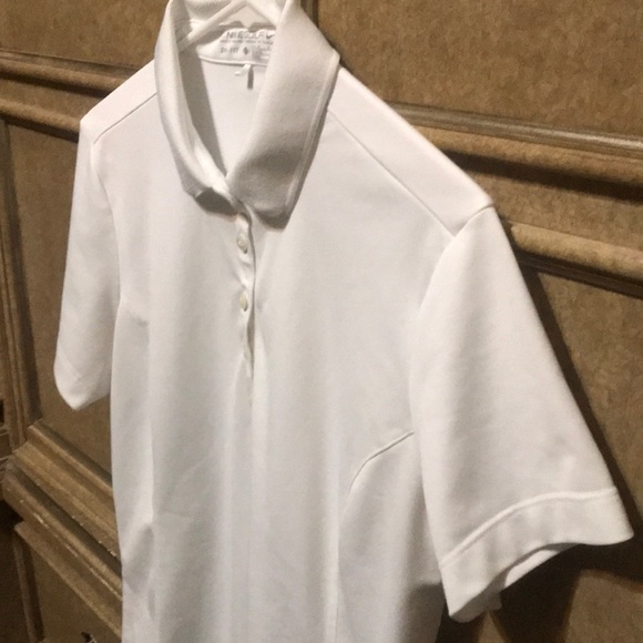 WOMEN'S NIKE GOLF DR-FIT WHITE SHIRT - Picture 6 of 12